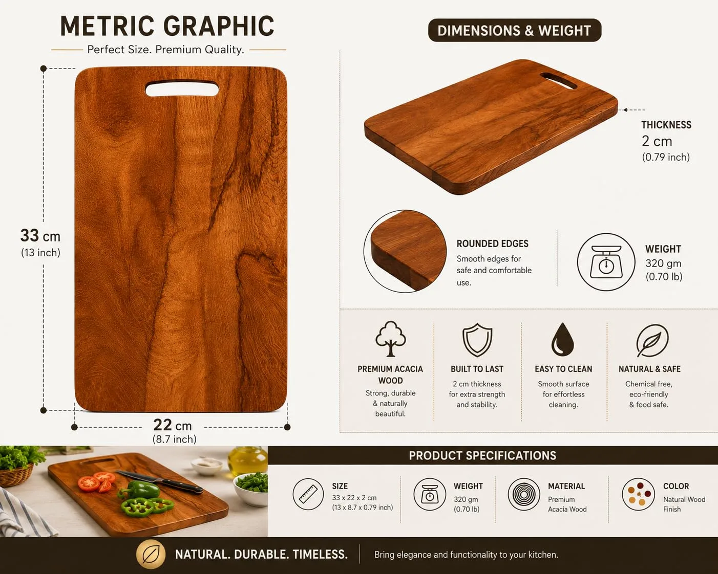 chopping board wooden - Best - Wooden Chopping Board for Kit 6 Wooden Chopping Board for - view 5